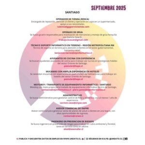 Oportunidades de Empleo en Santiago