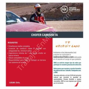 Chofer camioneta